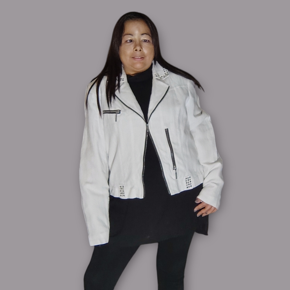 Joseph Ribkoff Women's Large  Jacket with Stud Details - Picture 6 of 12